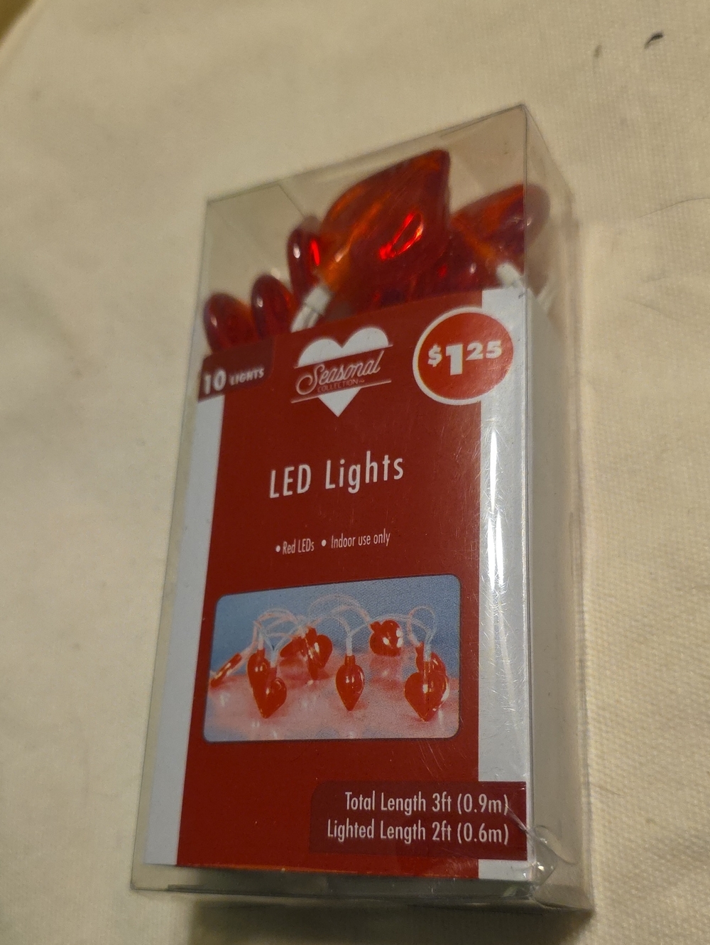 LED Lights - Red String Lights Free W Purchase